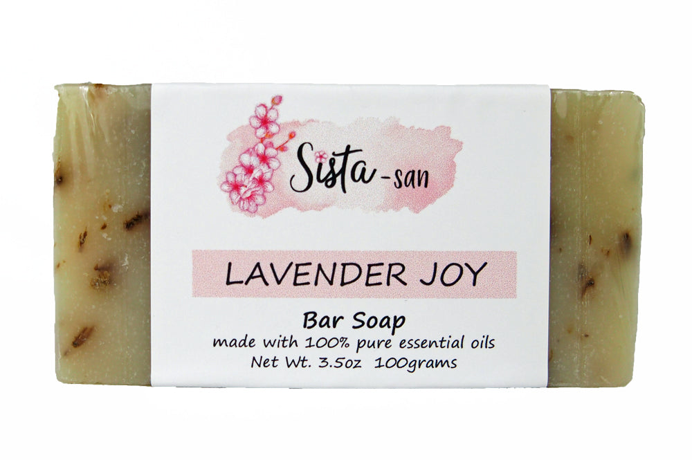 Lavender Joy Natural Soap Made with Pure Essential Oils