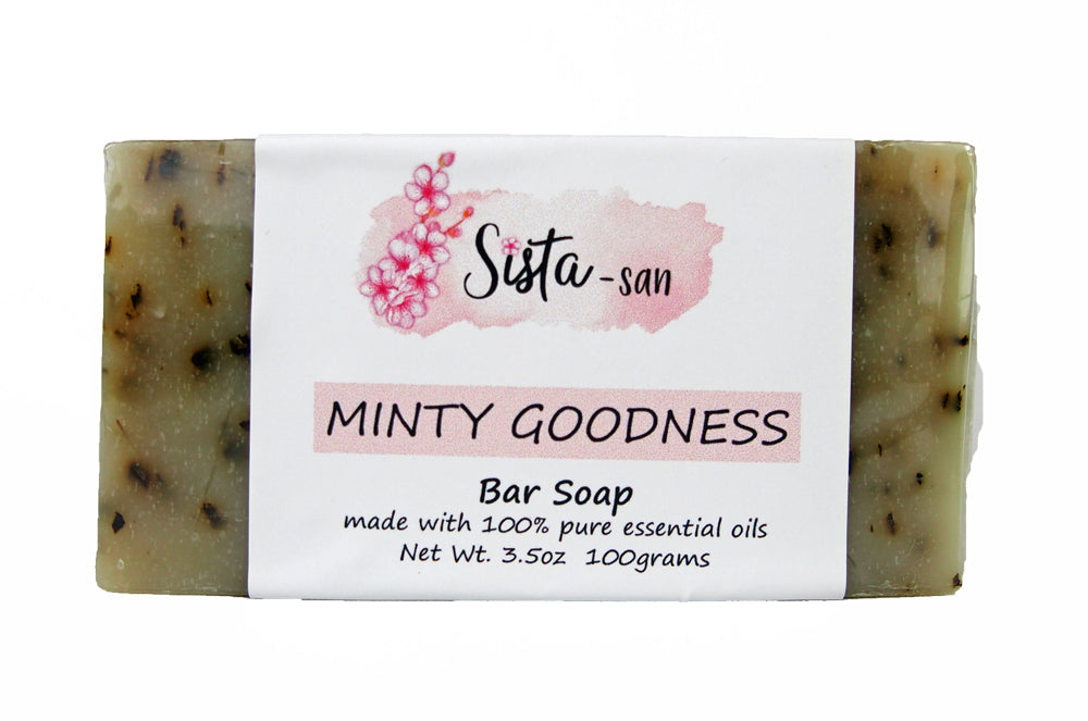 Minty Goodness Natural Soap with Pure Essential Oils